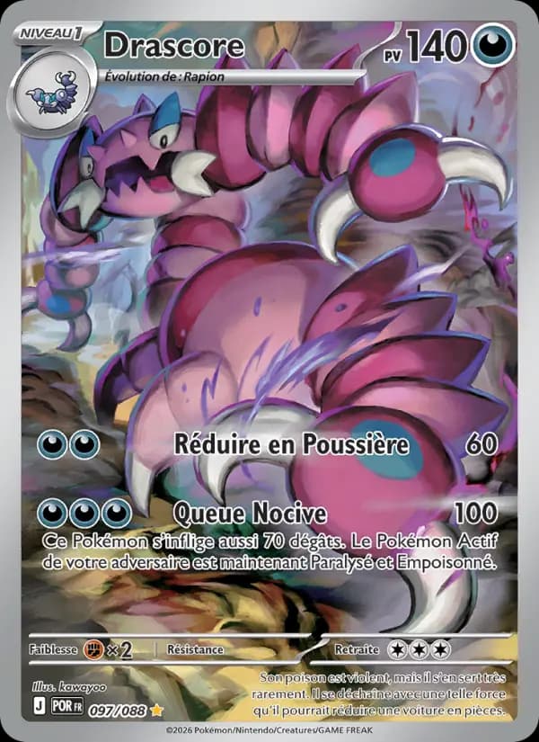Carte Drascore la plus chère