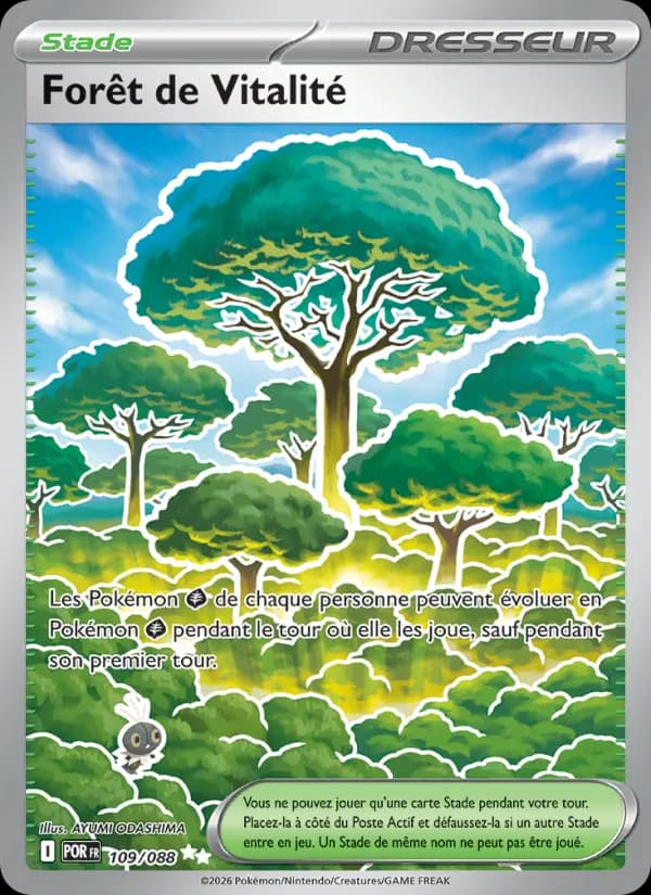 Carte Pokémon Forêt de Vitalité 109/088 — Équilibre Parfait