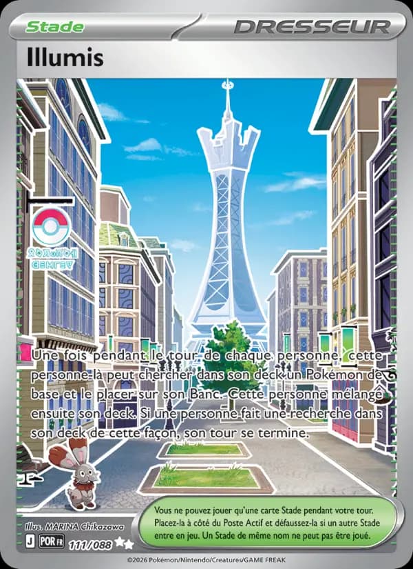 Carte Pokémon Illumis 111/088