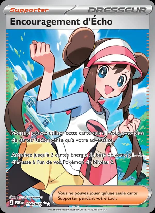 Carte Pokémon Encouragement d'Écho 114/088 — Équilibre Parfait