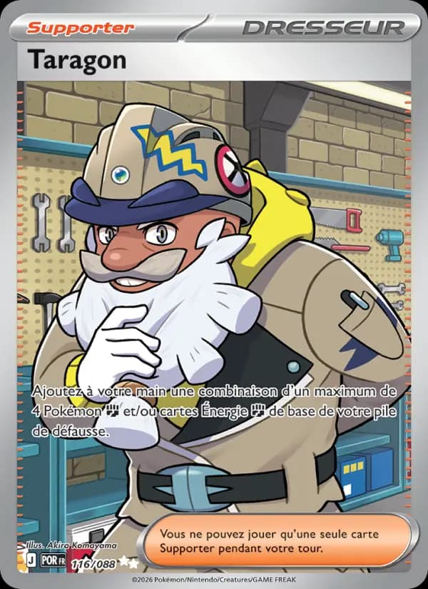 Carte Pokémon Taragon 116/088