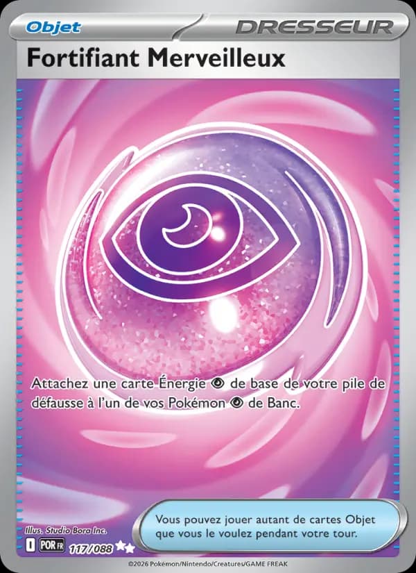 Carte Pokémon Fortifiant Merveilleux 117/088