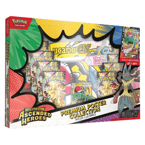 Héros Transcendants: Mega Lucario Premium Poster Collection — Produit scellé Pokémon de la série Héros Transcendants