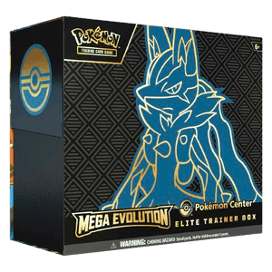Méga-Évolution: Mega Lucario Pokémon Center Elite Trainer Box — Produit scellé Pokémon de la série Méga-Évolution