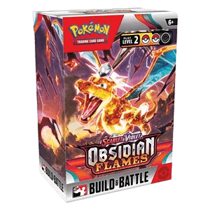 Flammes Obsidiennes Build & Battle Box — Produit scellé Pokémon de la série Flammes Obsidiennes
