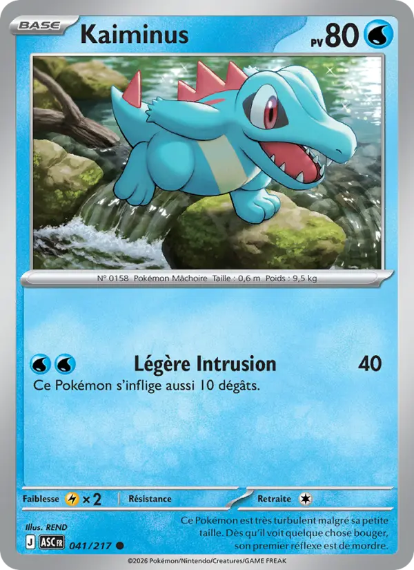 Carte Kaiminus du Pokémon Kaiminus