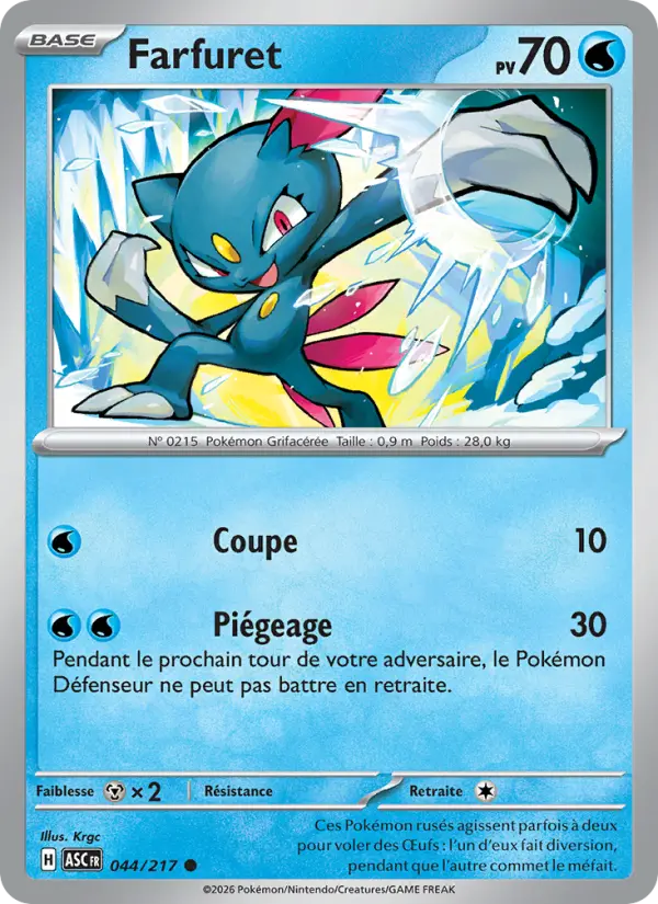 Carte Farfuret du Pokémon Farfuret
