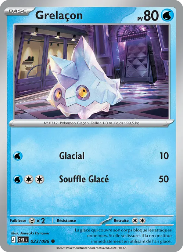 Carte Grelaçon du Pokémon Grelaçon