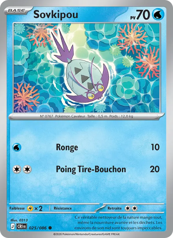 Carte Sovkipou du Pokémon Sovkipou
