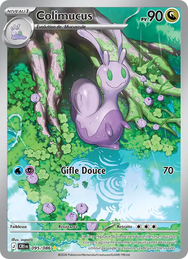 Carte Colimucus du Pokémon Colimucus