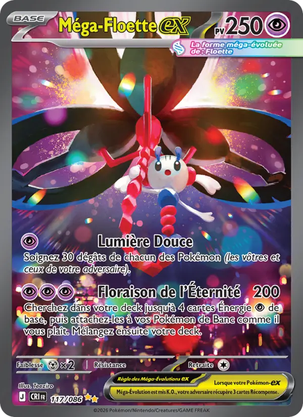 Carte Méga-Floette ex du Pokémon Floette