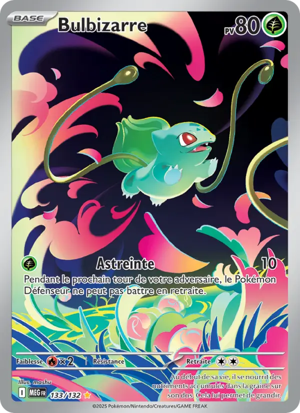 Carte Bulbizarre du Pokémon Bulbizarre