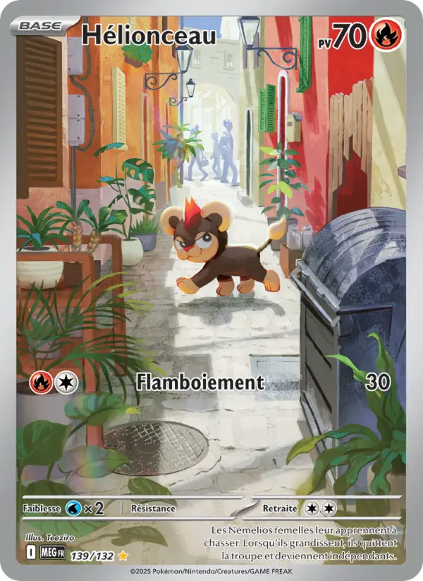 Carte Hélionceau du Pokémon Hélionceau