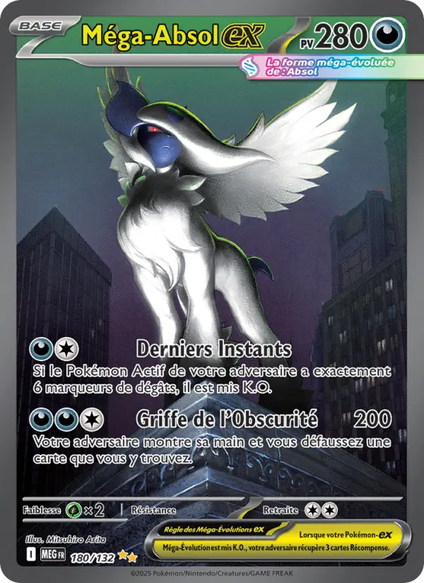 Carte Méga-Absol ex du Pokémon Absol