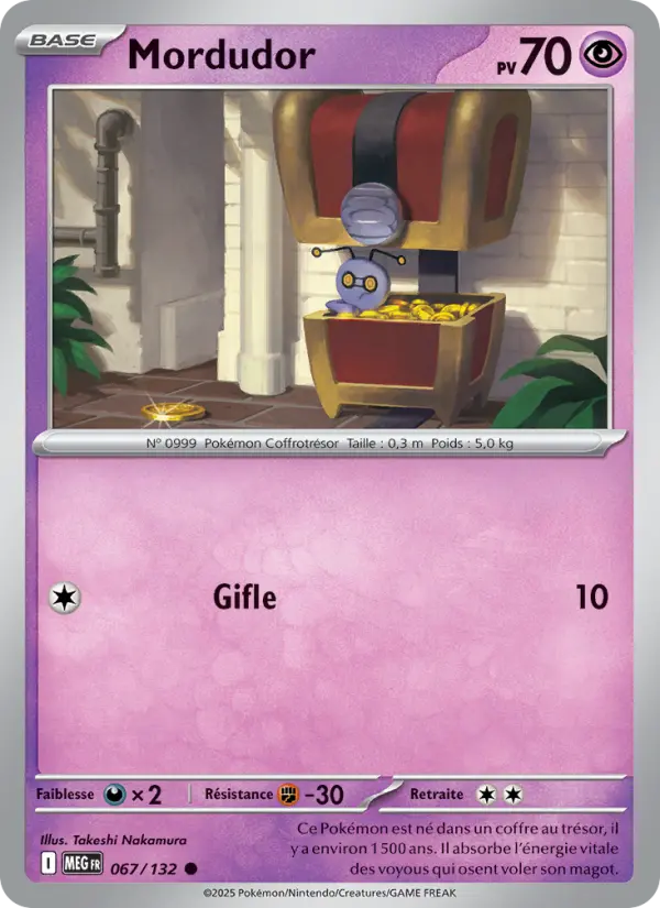 Carte Mordudor du Pokémon Mordudor