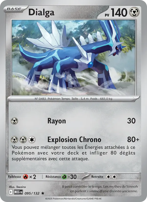 Carte Dialga du Pokémon Dialga