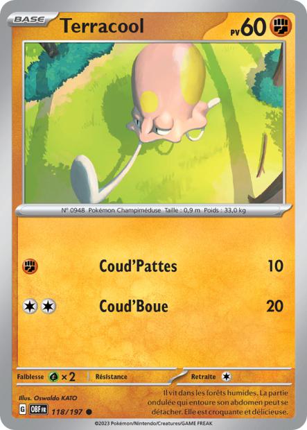 Carte Terracool du Pokémon Terracool