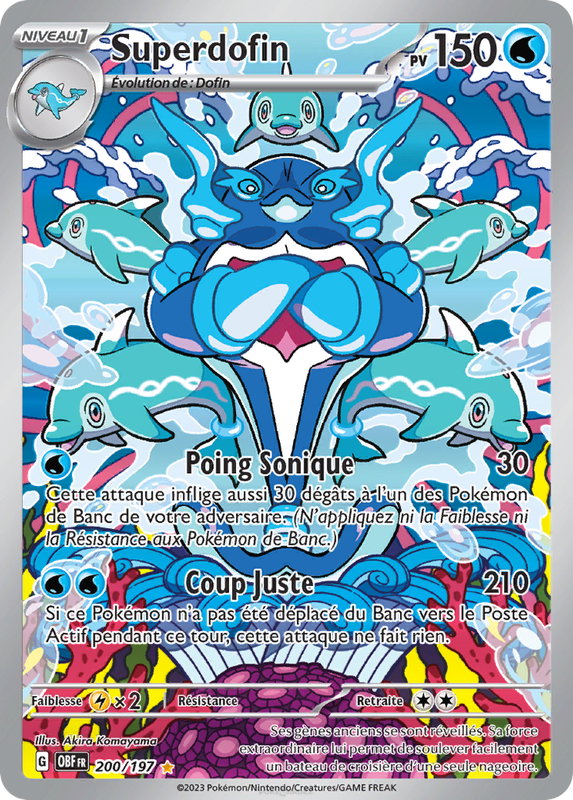 Carte Superdofin du Pokémon Superdofin