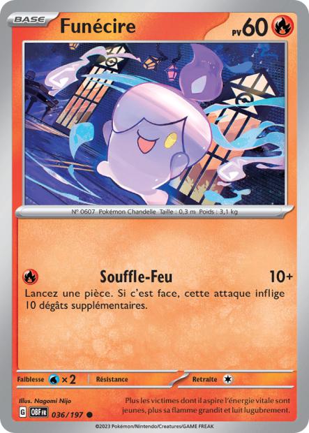 Carte Funécire du Pokémon Funécire