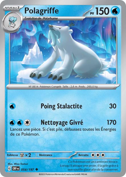 Carte Polagriffe du Pokémon Polagriffe