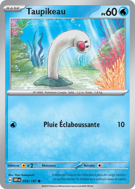Carte Taupikeau du Pokémon Taupikeau