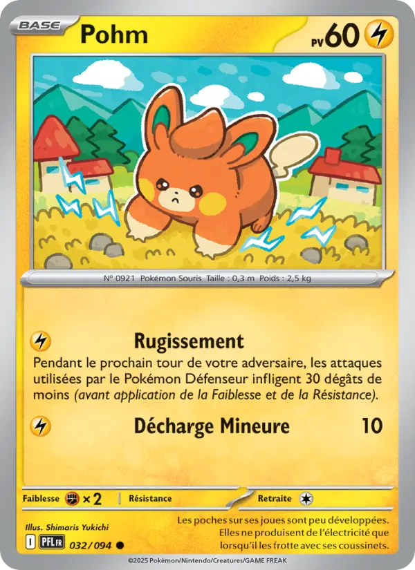 Carte Pohm du Pokémon Pohm