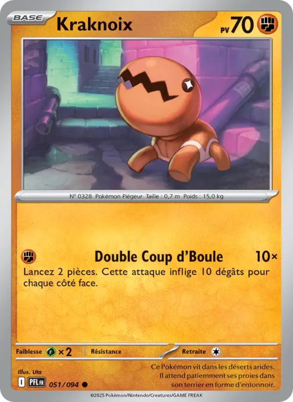 Carte Kraknoix du Pokémon Kraknoix