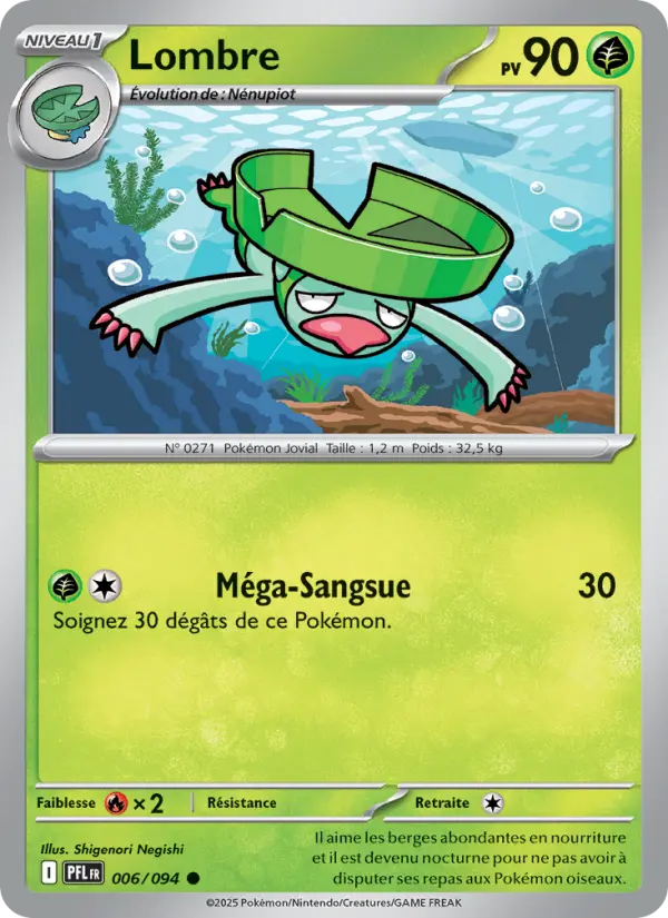 Carte Lombre du Pokémon Lombre