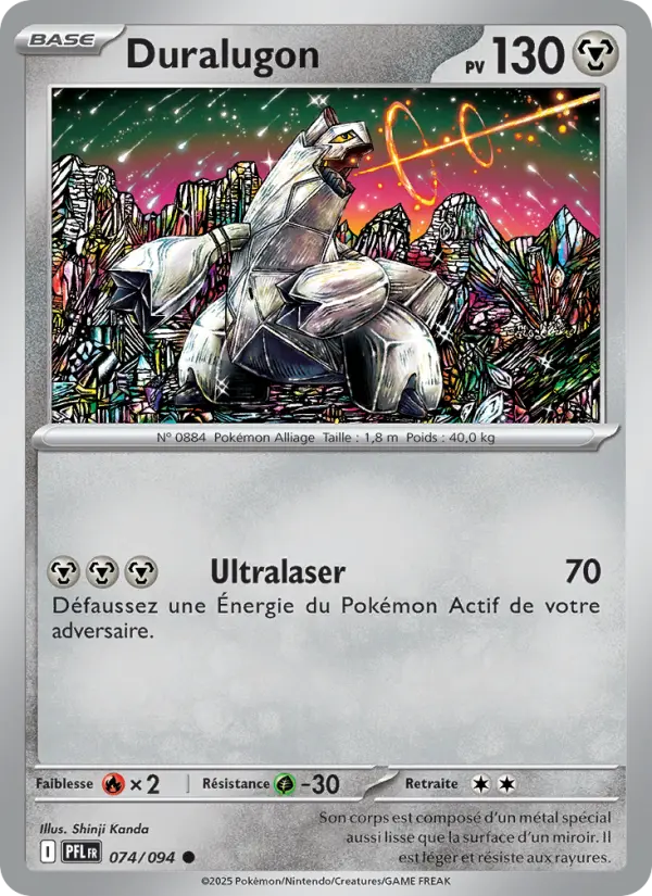 Carte Duralugon du Pokémon Duralugon