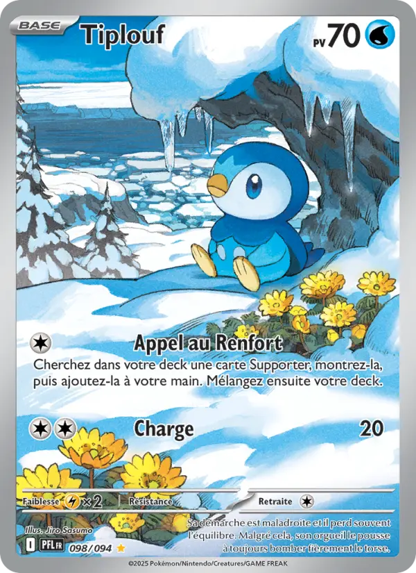 Carte Tiplouf du Pokémon Tiplouf