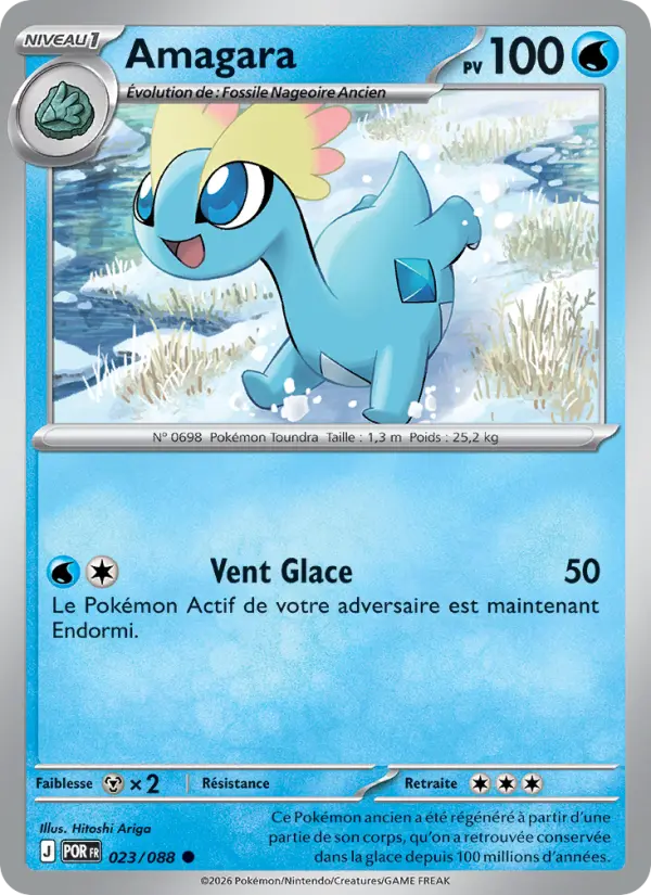 Carte Amagara du Pokémon Amagara